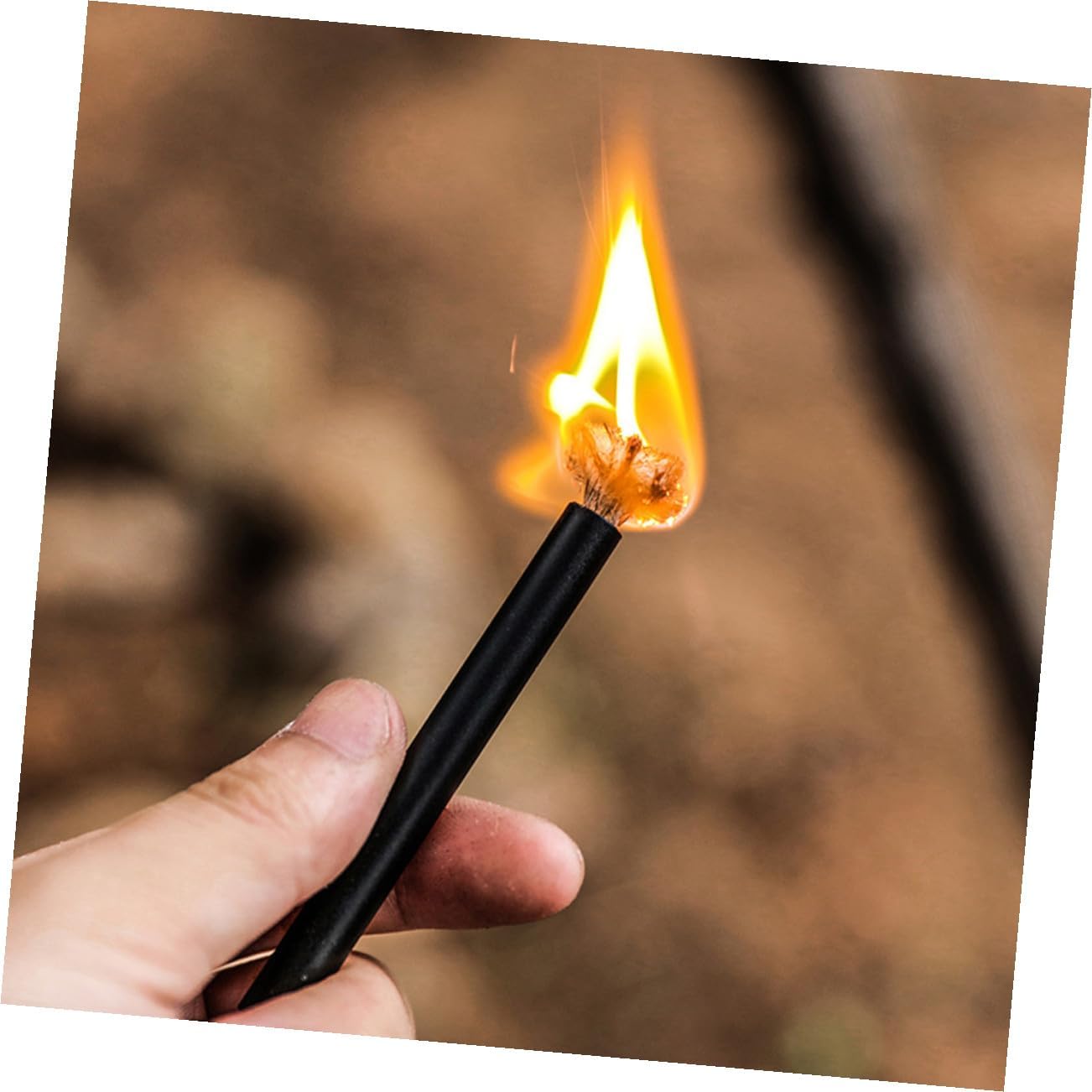 4 Pieces Survival Wick Rope Fire Starter Cord Camping Flammable Hemp Rope Outdoor Emergency Fire Lighting for Hiking and Survival