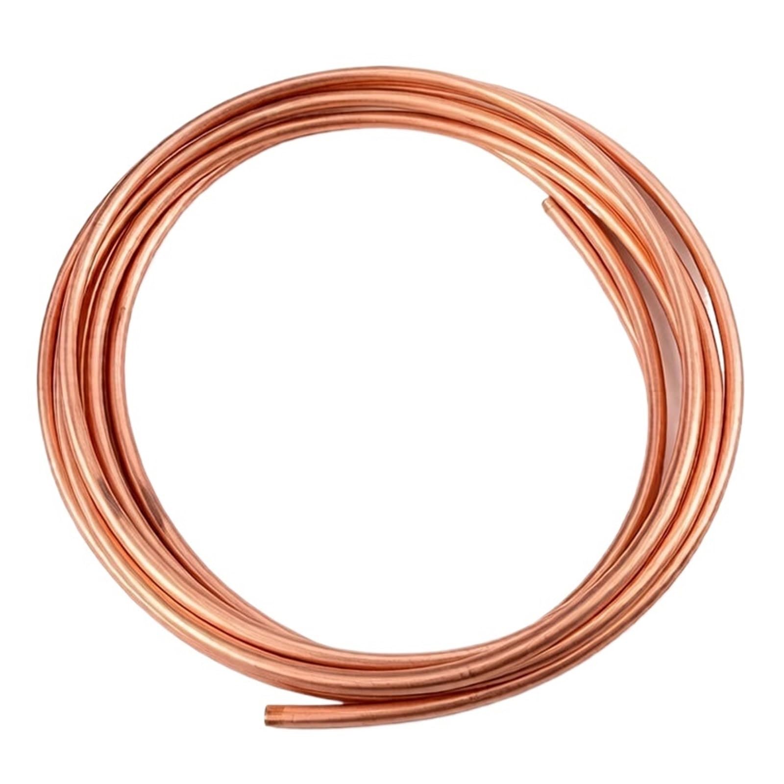 Guolanup 2Meters Soft Coil Pipe T2 Copper Tube Round Tubing(12.7 * 11.5Mm)