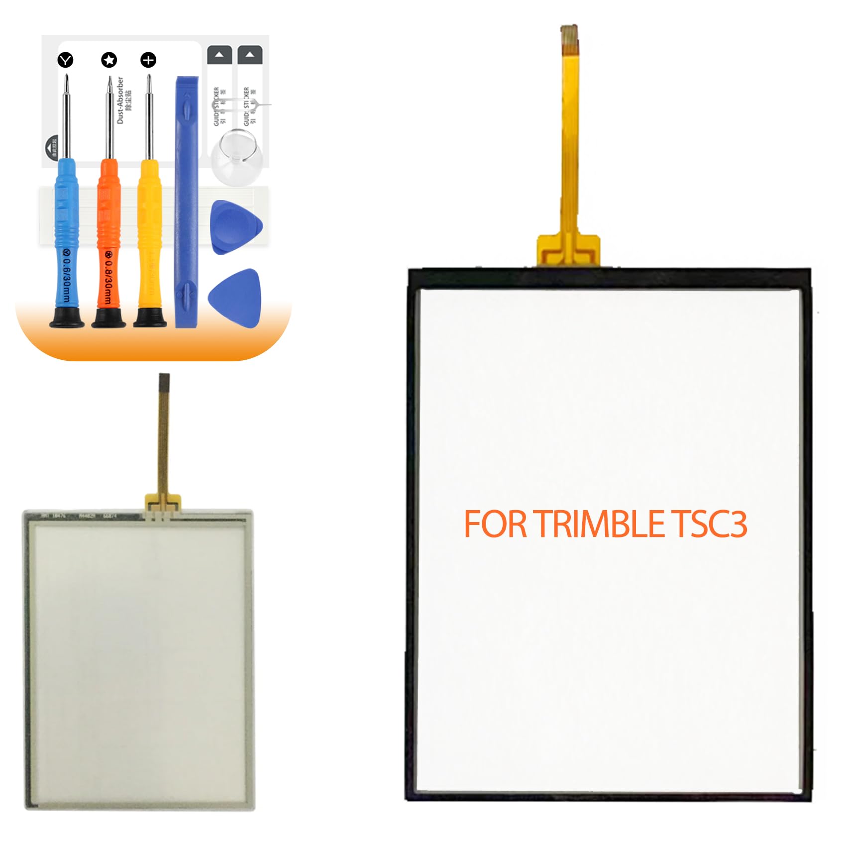 for for Printer Data Collector Screen Replacement for Trimble TSC3/ AMT 10476 Touch Screen Digitizer Glass Panel Sensor with Tools