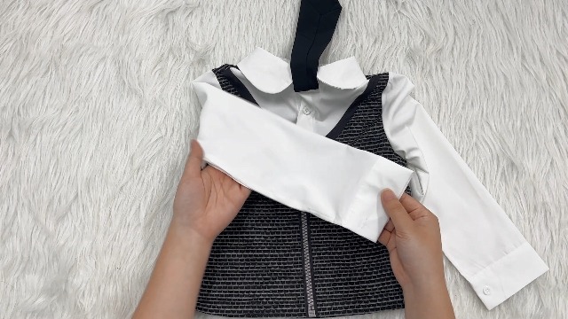Disfraz de anime niña 3 piezas blazer camisa falda miniatura 7