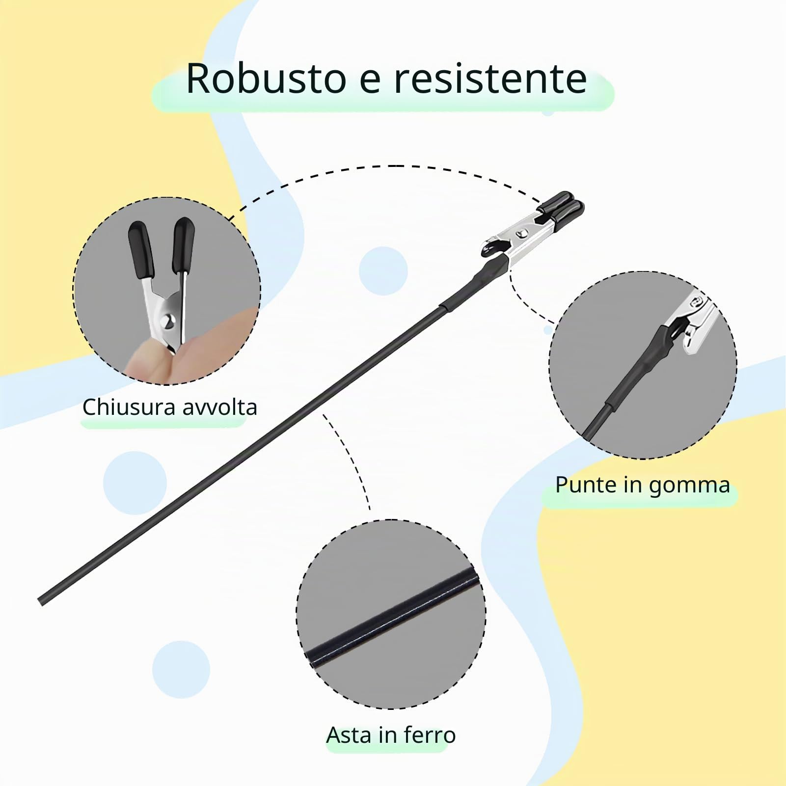 Accessori per modellismo, 10 x base di colori, 1 spazzola e 1 battuta. Clip a coccodrillo resistenti e stabili. Ideale per modellazione, strumenti aerografo e saldatura a mano.