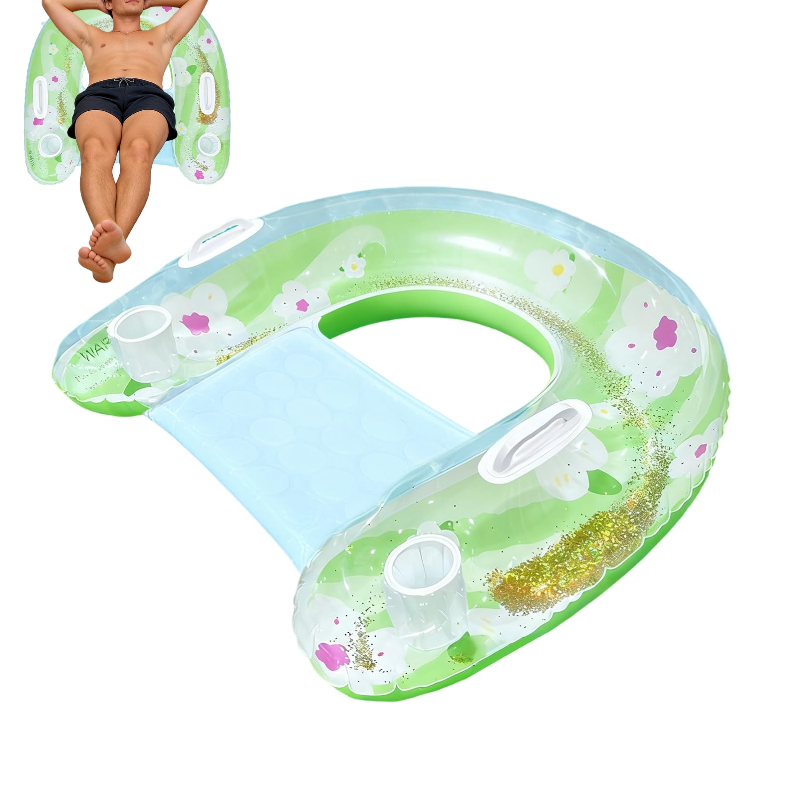 Chaise flottante très résistante avec appui-tête confort durable - 8