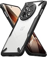 Vista 14 de Ringke Fusion-X [Recortes precisos para lentes de cámara] Compatible con OnePlus 12, parachoques aumentado, parte trasera dura, resistente, funda