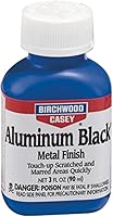 Vista 2 de Birchwood Casey - Pavonador de aluminio negro de secado rápido y acción rápida para restaurar áreas arañadas y dañadas, limpieza de armas