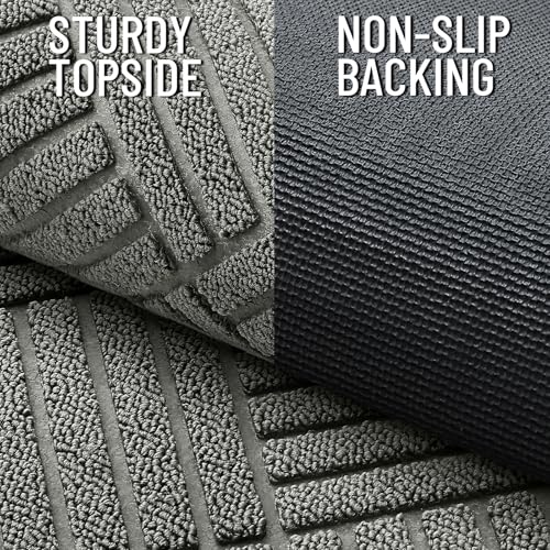 Image of OLANLY Front Door Mat Outside Entrance, Waterproof Heavy-Duty Doormat