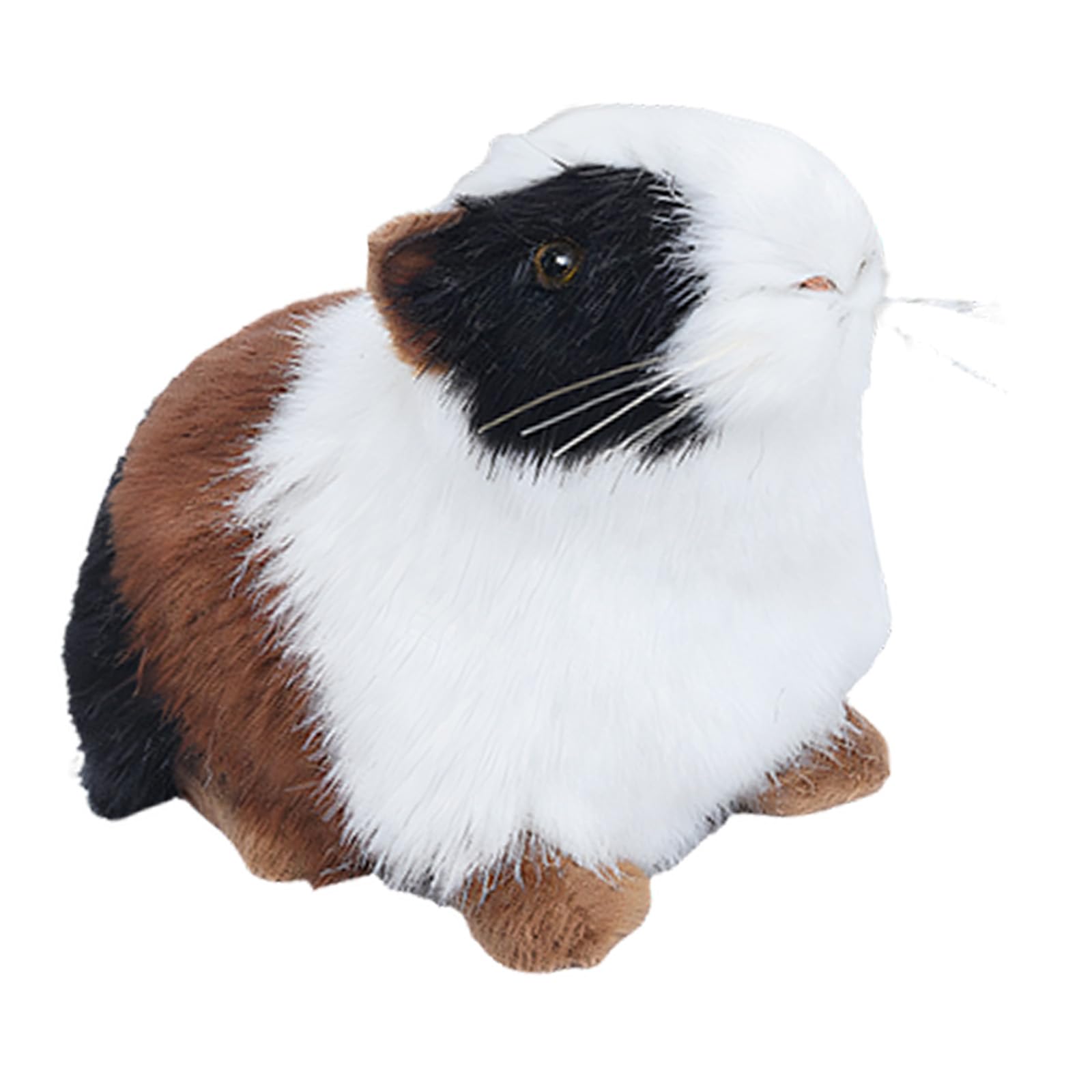 LSTTBO Furs Hamster Figure Desktop Decoration for Kids Room Shelf and Desk Display Simulation Animal Figurine Collection Hamster Model