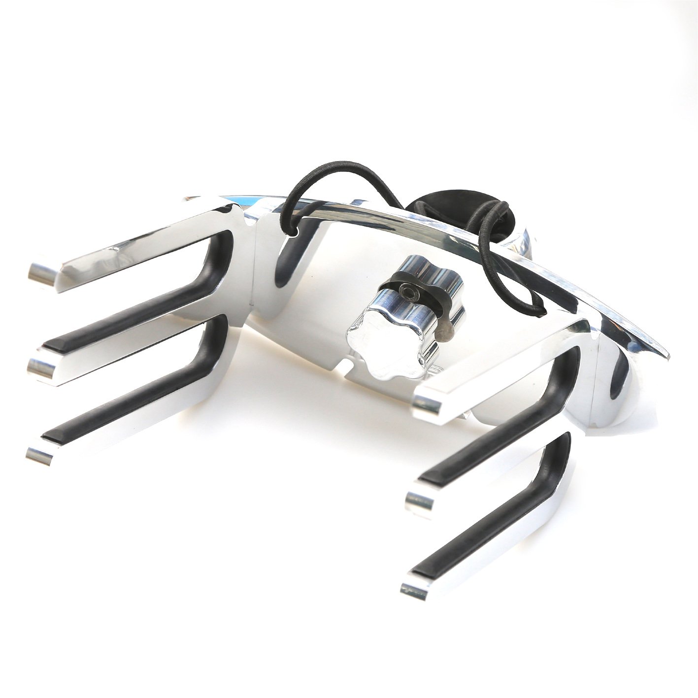 Krypt Towers Reborn Pro Wakeboard Tower Racks for Boat, 6061 Aluminum Tines, Wake Board, Kneeboard, Ski, Clamp Sizes 1 3/4, 1 7/8, 2, 2 1/4, 2 3/8, 2 1/2, Polished or Black