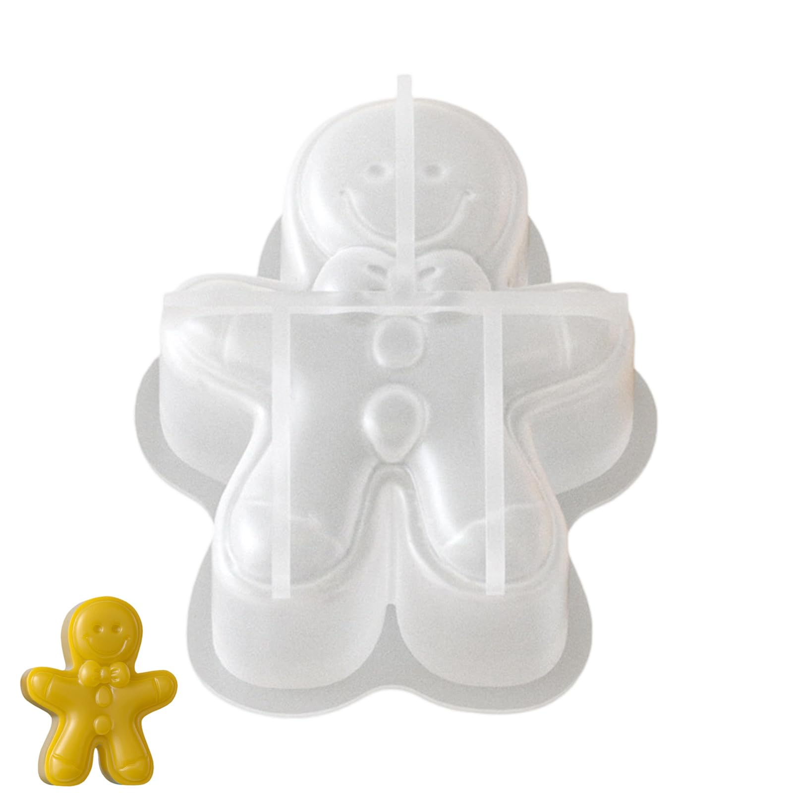Tsophreniq Christmas Decor Mold with Silicone Design, 3D Holiday Wax Form for Seasonal Projects Holiday Mold Christmas Wax Silicone Form Seasonal Decor Winter Making Home Project