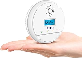 Carbon Monoxide Detector Carbon Monoxide Alarm Co Alarm With Digital Display And Audible 85DB Alarm, Battery Powered, Suitable For Camping, Home, School, Office In Accordance With EN50291
