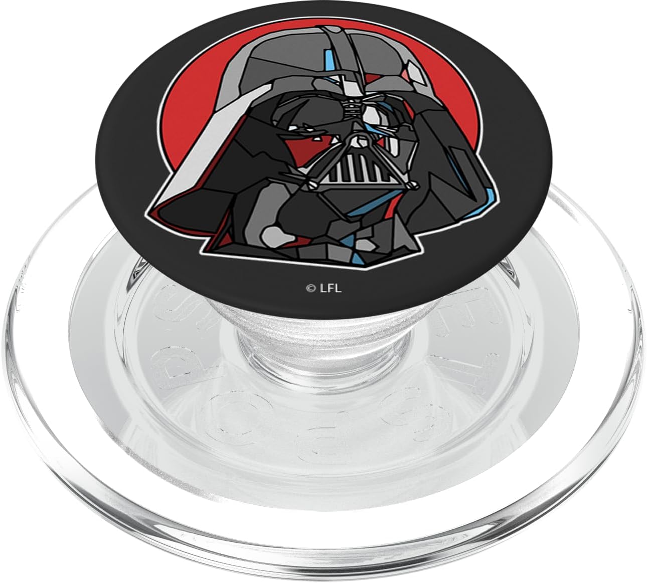 Star Wars Darth Vader Stained Glass Helmet PopSockets MagSafe PopGrip for iPhone