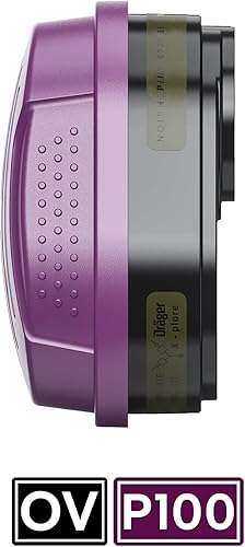 Miniatura 9 de Dräger X-plore Filtrocartucho para X-plore 330035005500 máscaras de respirador de paquetes de múltiples