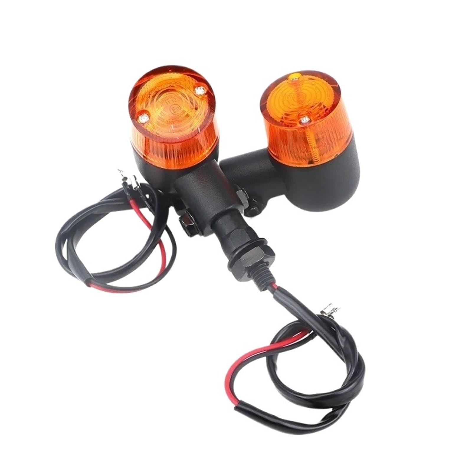 Luci Direzione Moto 1 Paio 12 V Universale Nero Chromer Indicatore Di Direzione Per Moto Fuoristrada Parti Luminoso Lampeggiatore Luci Segnali