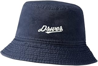 LexiuYibai Bucket Hat for Men Women Driver Embroidered Washed Cotton Unisex Bucket Hats (Navy,7 1/2)