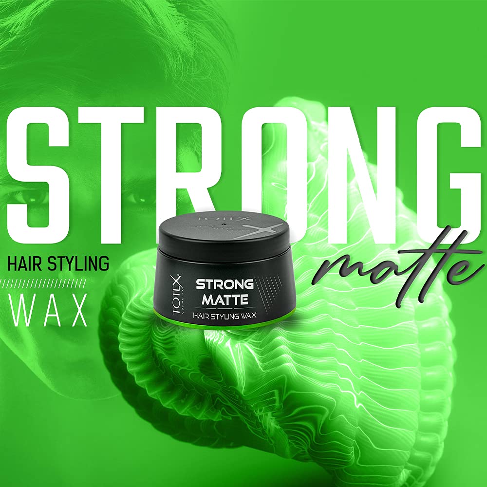 Totex STRONG MATTE Hair Styling Wax 150 ml I 12 Stück