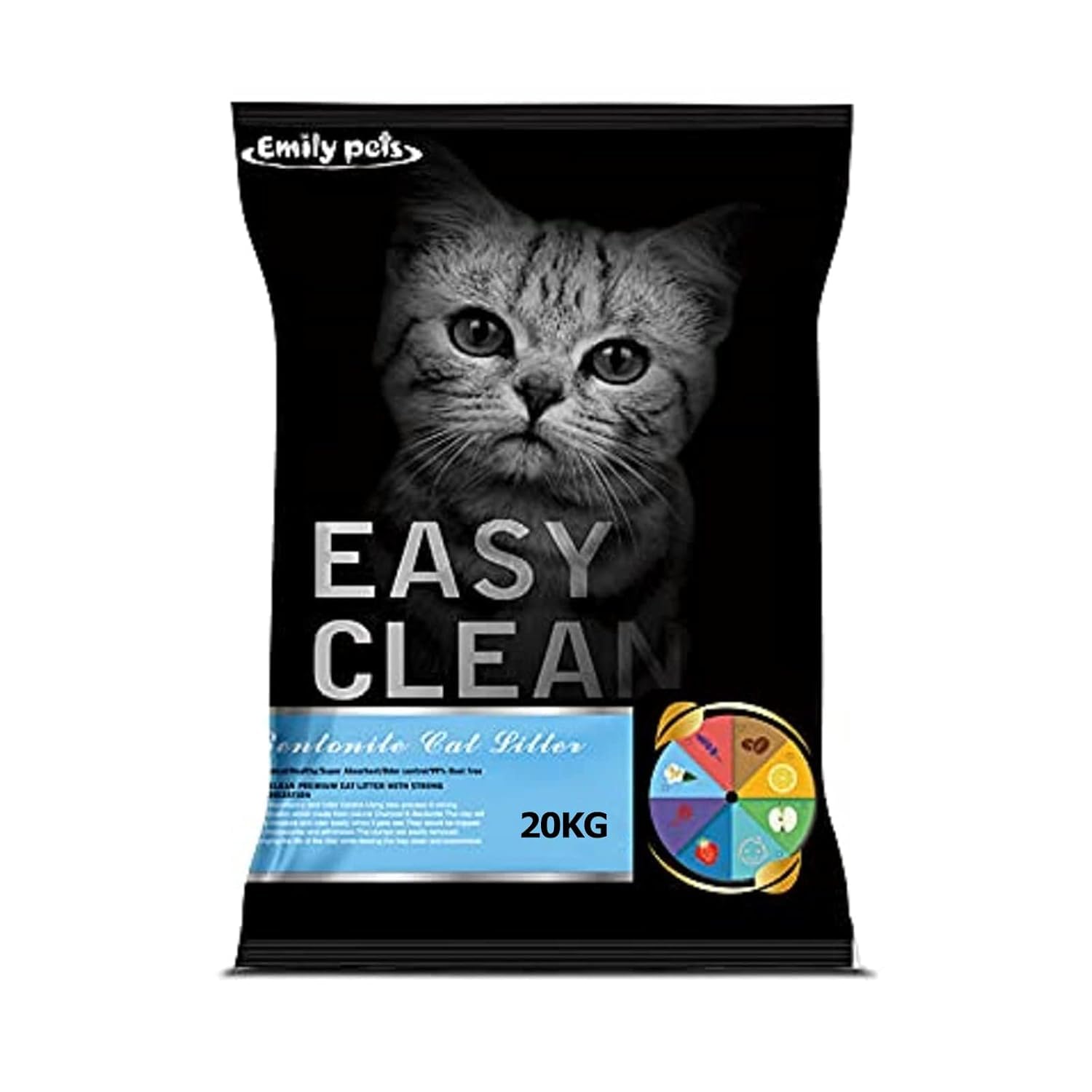 Emily pets Fresh Scented Bentonite Cat Litter Bag 20kg (Lavender)-picture-33