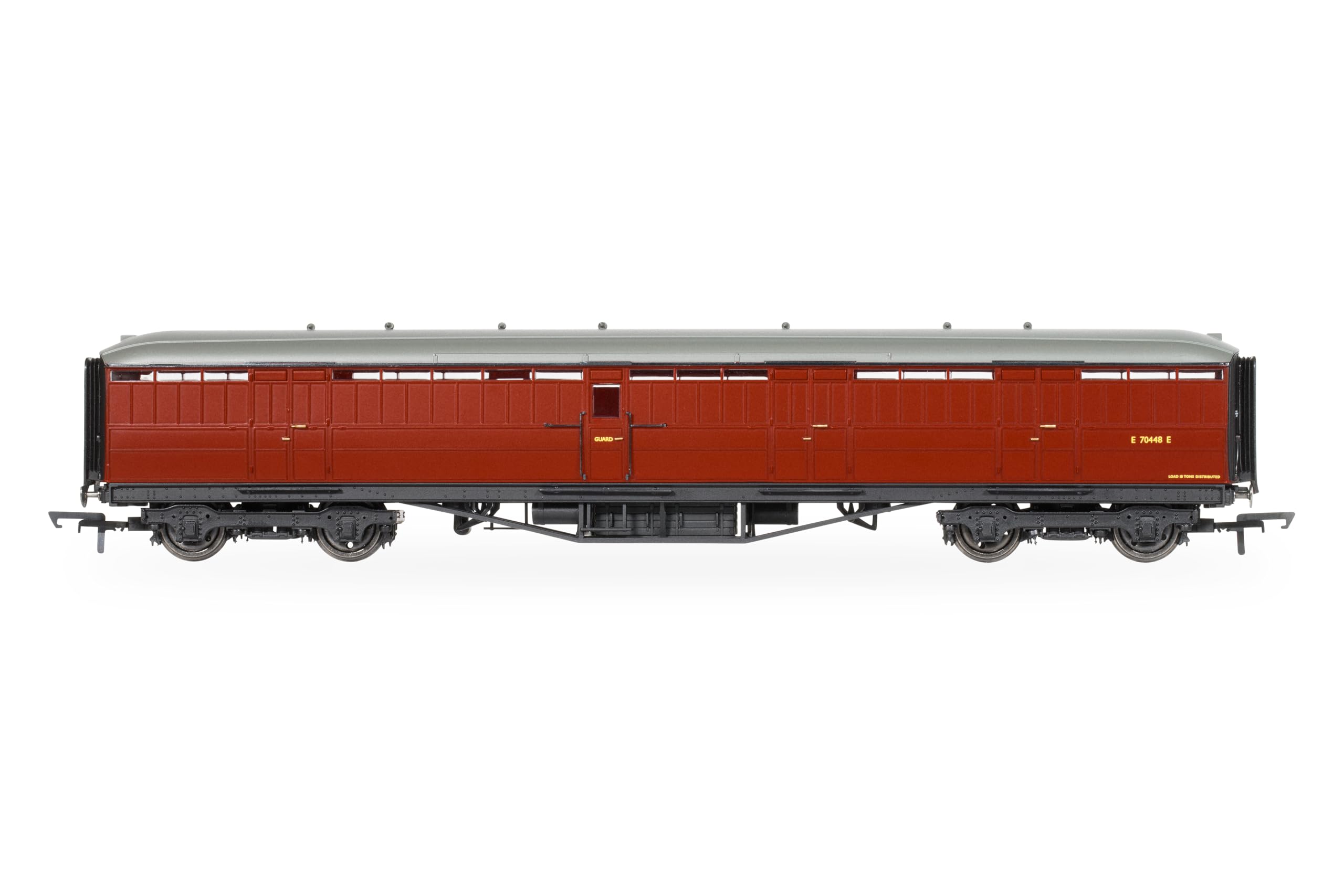 Hornby R40461 BR Gresley Corridor Crimson Passenger Brake E70448E