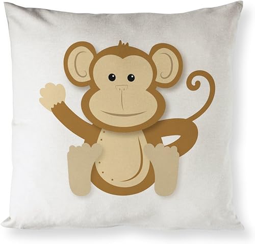Miniatura 10 de The Cotton & Canvas Co. Funda de almohada personalizada para decoración del hogar de elefante, funda de cojín y funda de almohada decorativa para