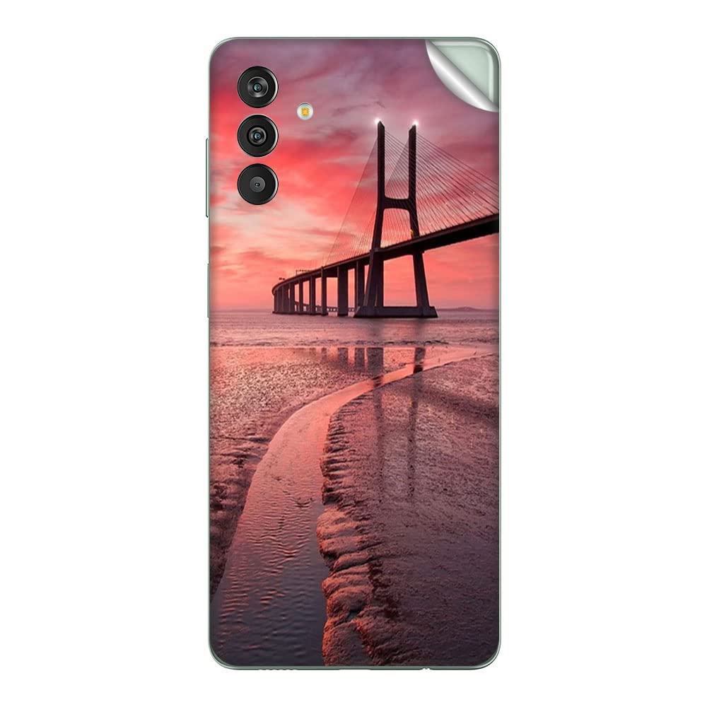 GADGETS WRAP Printed Vinyl Skin Sticker Decal for Samsung Galaxy A064s - Vasco Da Gama Bridge Multicolor