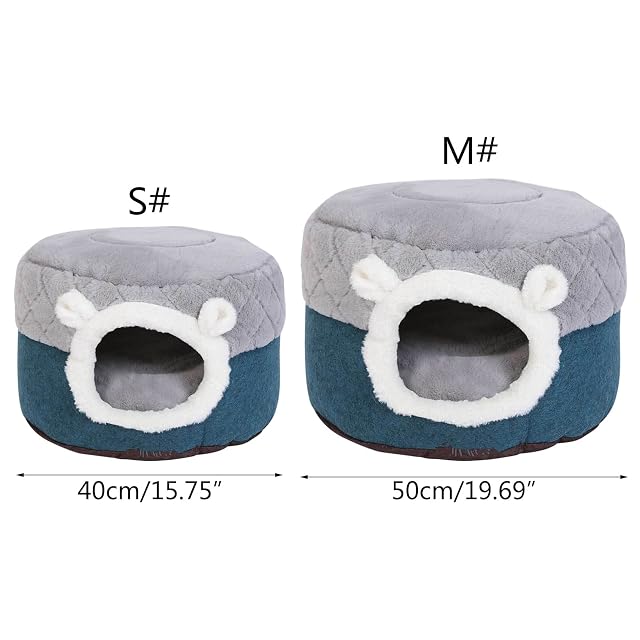 Foto 7 de 8 de Cama de felpa para gatos pequeños, cojín de invierno, antiarañazos, cálido, suministros para mascotas