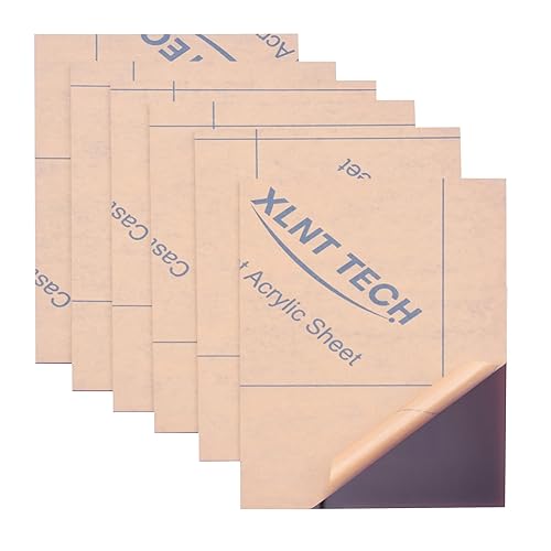 Miniatura 7 de 6 hojas de acrílico fundido verde transparente de 8 x 12 x 0.118 pulgadas, lámina de plástico de plexiglás para corte láser, letreros de grabado,