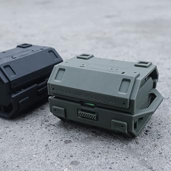 FatBear Tactical Military Grade Rugged Shockproof Armor Protective Skin Case Cover for Sony LinkBuds WF-L900 Wireless Earphones Green