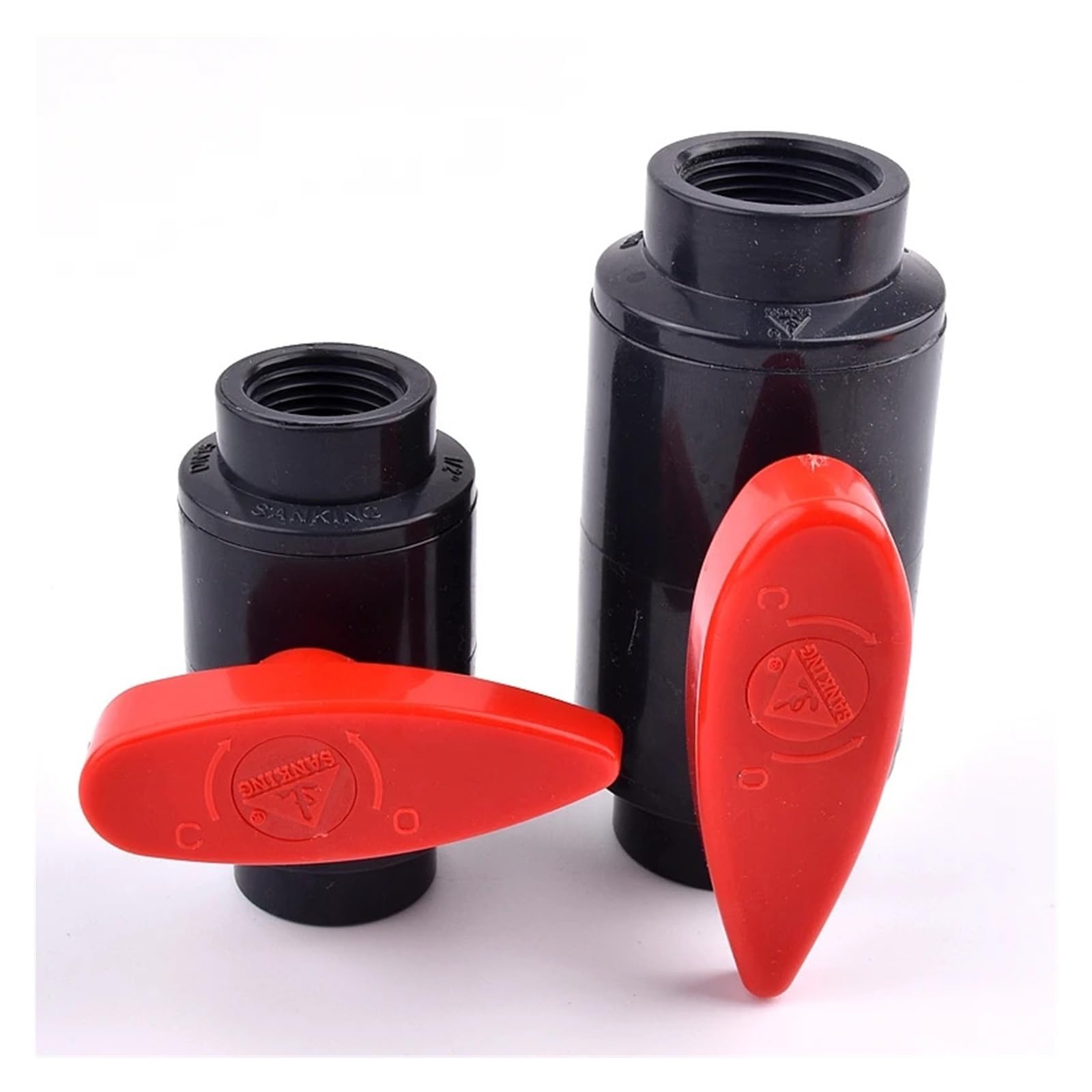 1Pcs 1/2'-1,5 "Innengewinde PVC Ball Valvee Garten Bewässerung Wasser Rohr Armaturen Aquarium Aquarium Wasser versorgung Ventil(Female 3l4inch)