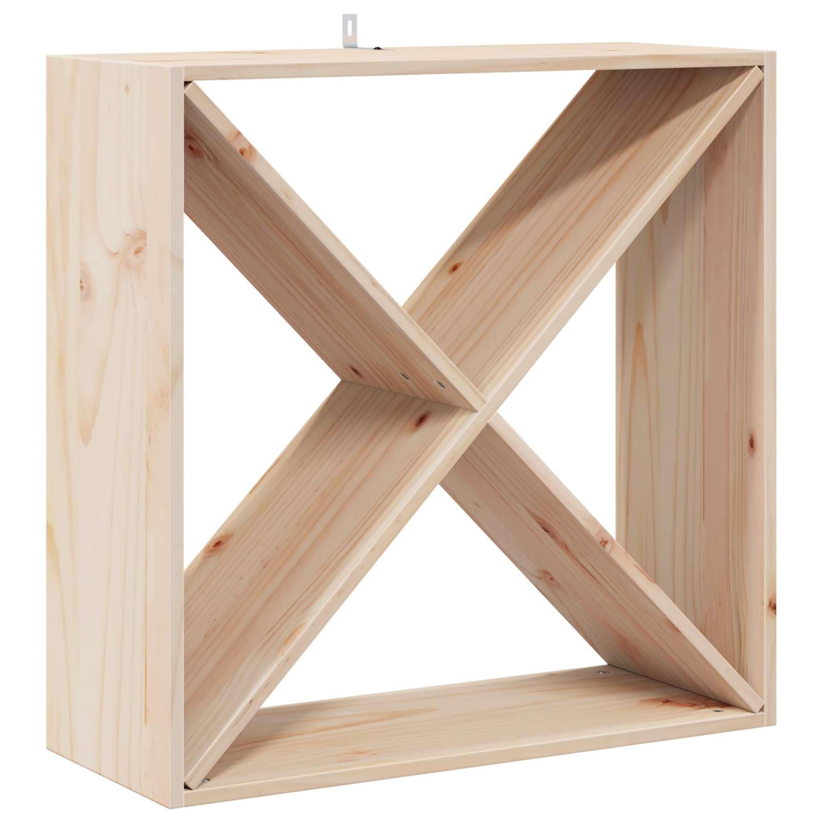 Juego de 4 botelleros de madera maciza de pino 62 x 25 x 62 cm, para cocina y salón