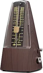 KINGSTER VEDO Metrônomo mecânico,Núcleo mecânico de cobre formato clássico, batida precisa, vários modos de batida, adequado para piano, guitarra, bateria, violino, bateria,saxofone madeira som alto