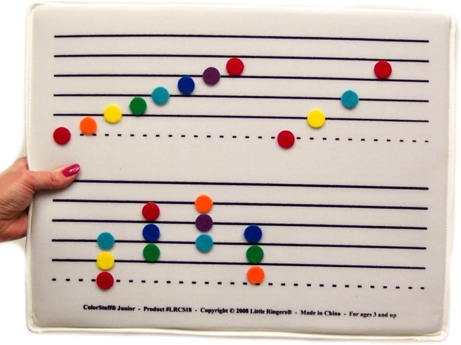 Rhythm Band Color Felt Staff Junior