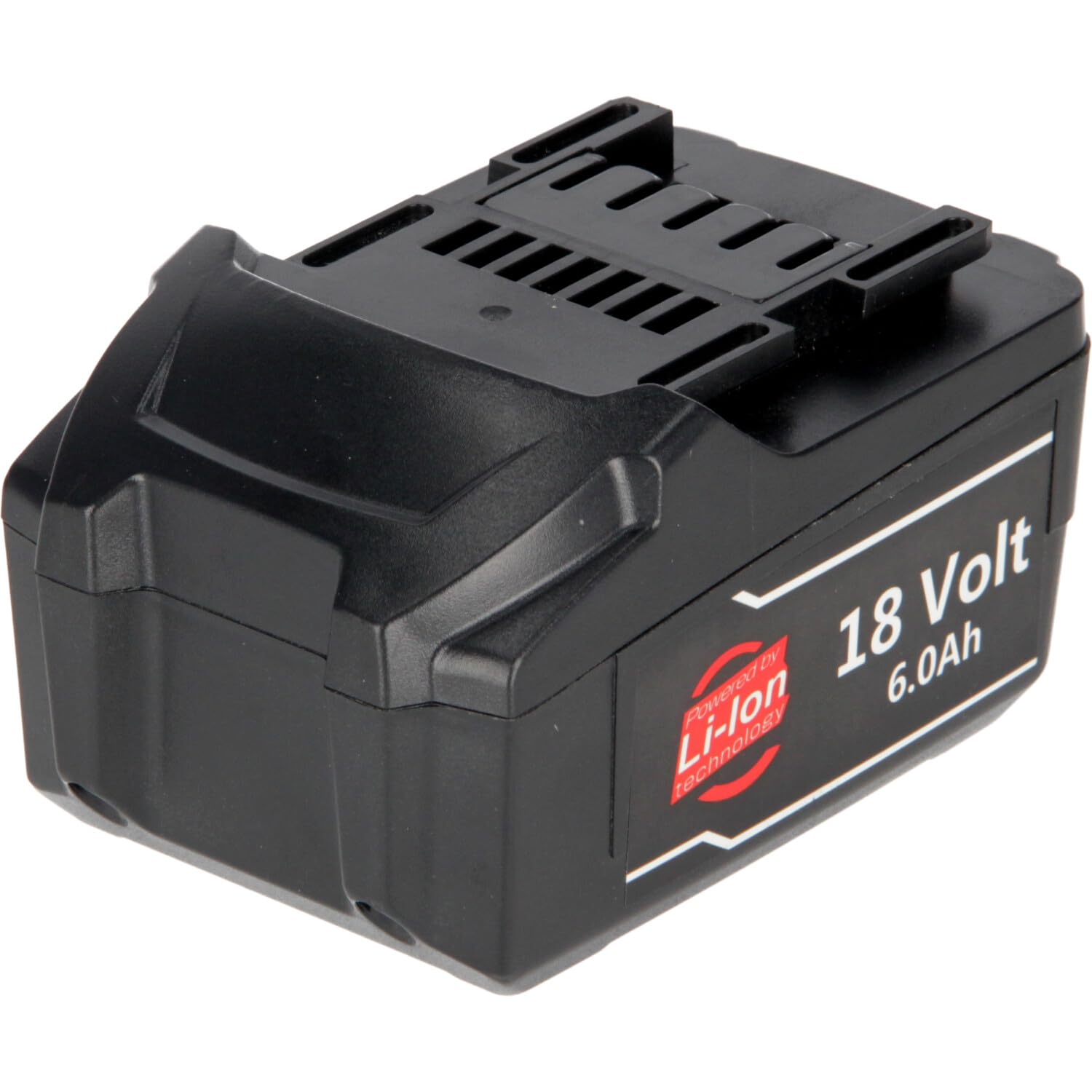 Batería de ion de litio de 18 V 6,0 Ah compatible con herramientas Metabo