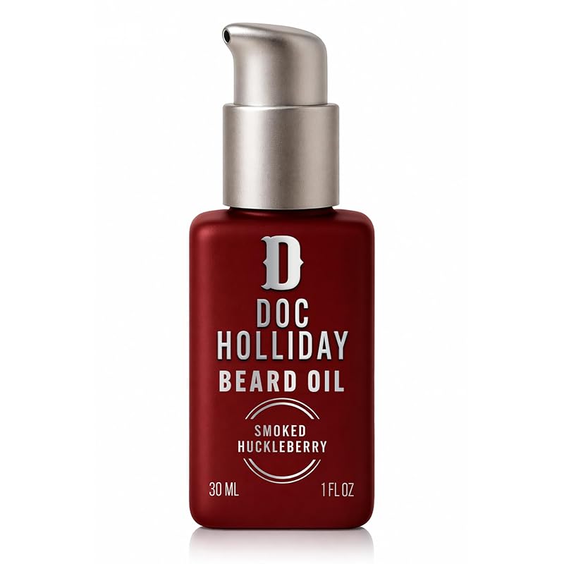 Óleo para Barba DOC HOLLIDAY Smoked Huckleberry com Biotina