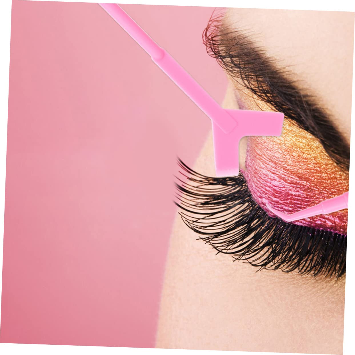 NULYLU 12pcs Lash Perm Brush Set Lash Separator Tool Eyelash Curler Makeup Tools Washable Reusable