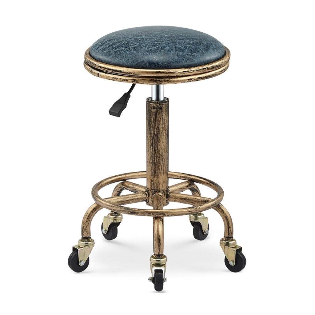Tabouret ordinateur rouleau MU chaise de bar rotation retro