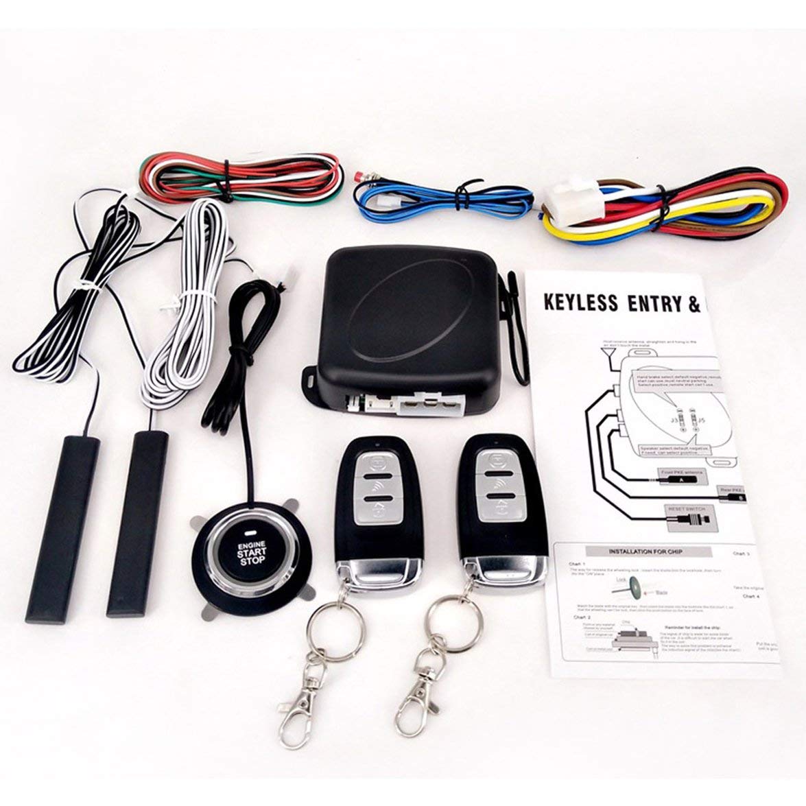 Buy MqbY Passive Keyless Entry System PKE Engine Starter Push Button