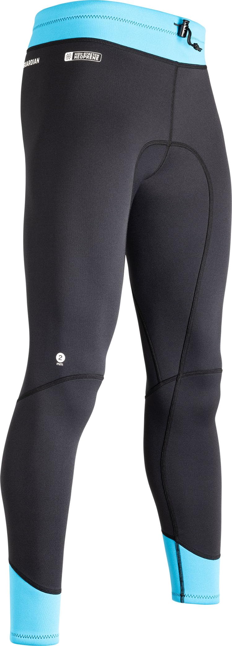 CRESSI Guardian Lady Neopreen Broek Zwart/Aquamarijn 2mm M/3-2mm Dubbel Gevoerde Neopreen Broek, Ideaal voor Alle Watersportliefhebbers, Zwart/ Aquamarijn, M/3, Dames