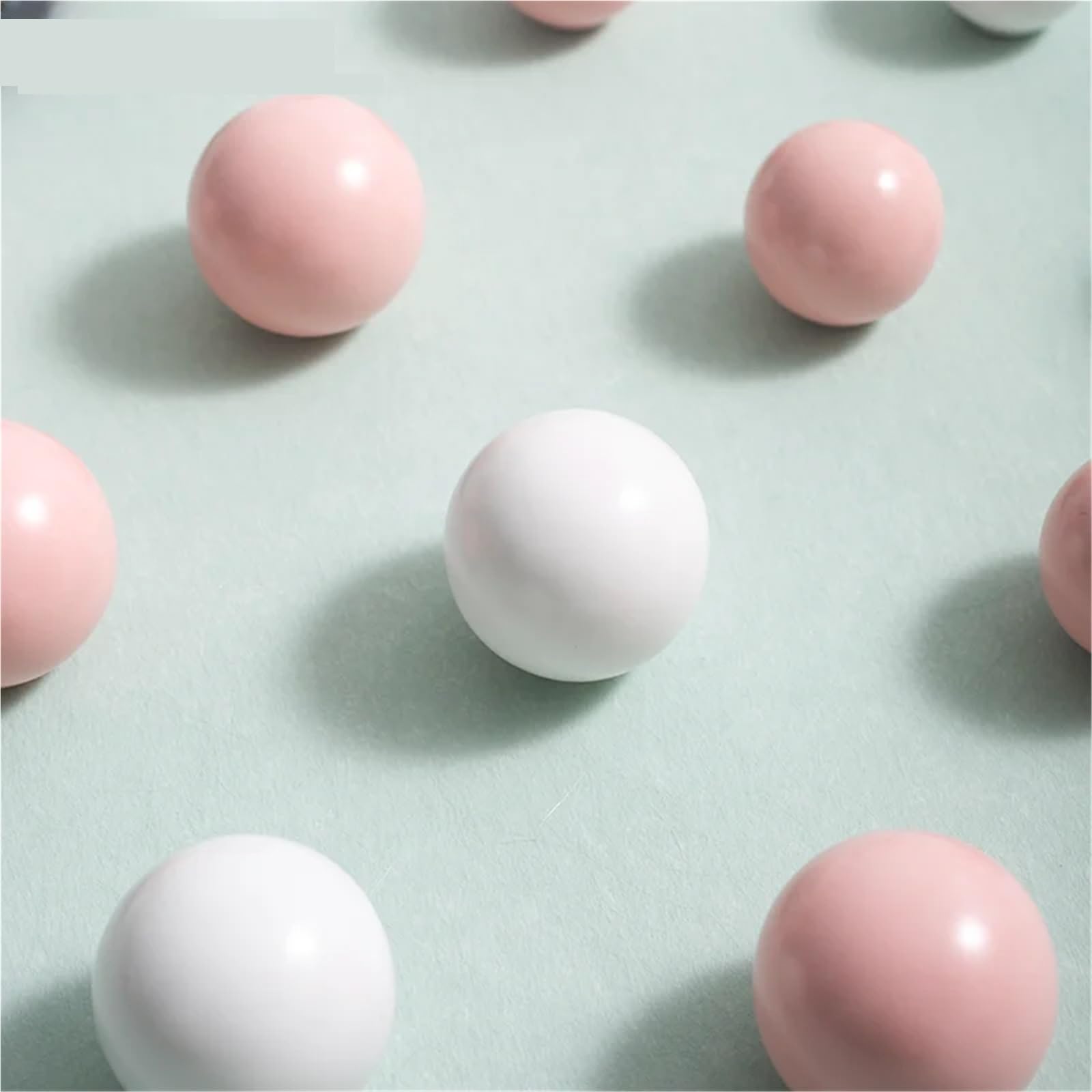 6 pomelli a sfera in ceramica rosa per armadietti, cassetti, decorazione per la casa (CZ-2501-31 mm)