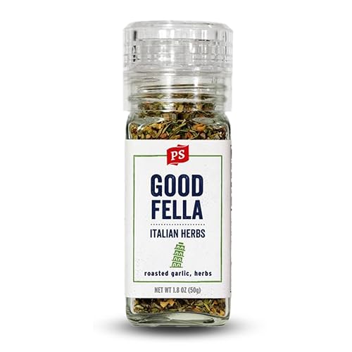 Miniatura 8 de PS Seasoning On The Rocks- Molinillo de condimento de pimienta bourbon para filetes, cerdo, pollo y pescado, condimento de bourbon con naranja