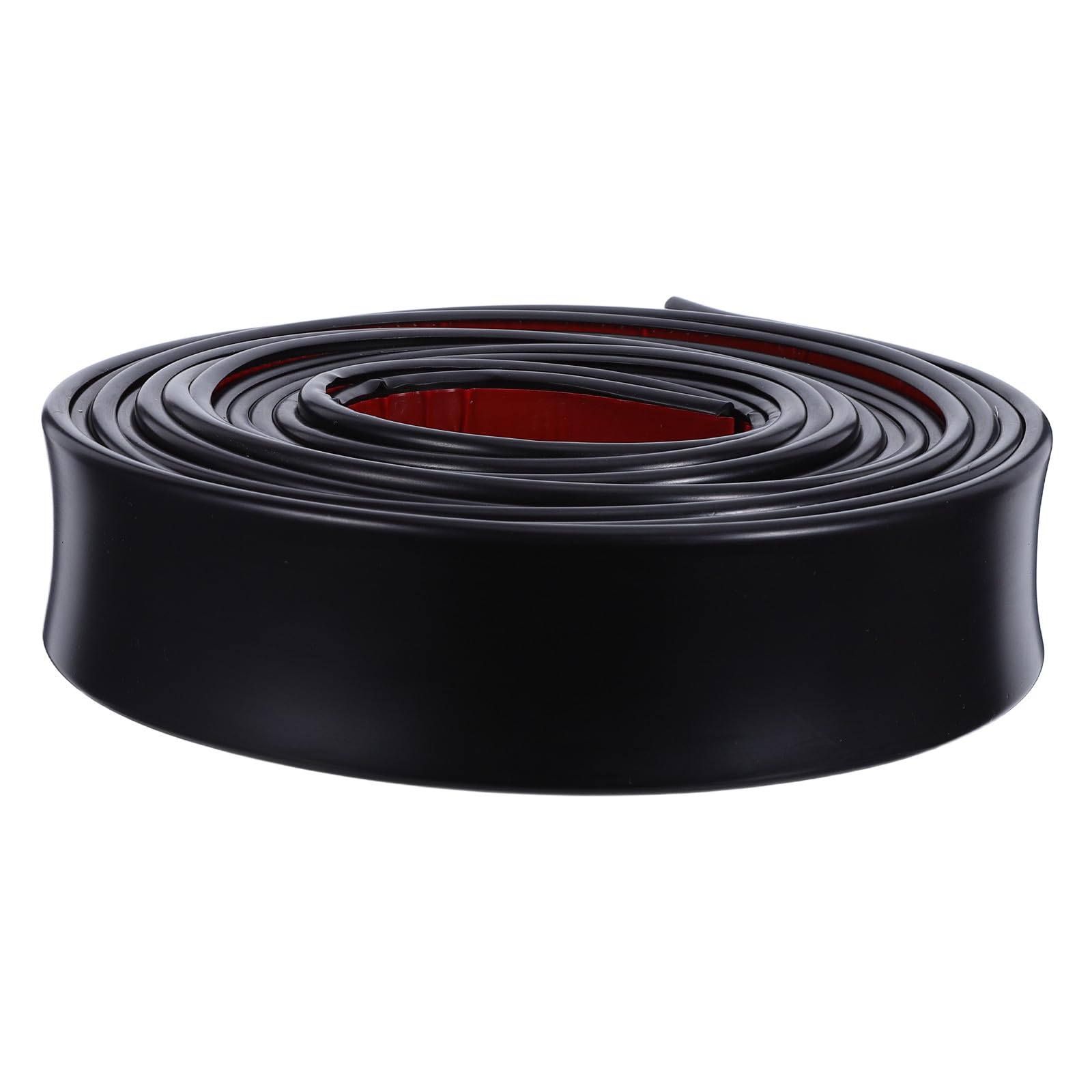 Tira de cantos flexible autoadhesiva negra de TPE para esquinas de muebles y armarios de 4,8 m