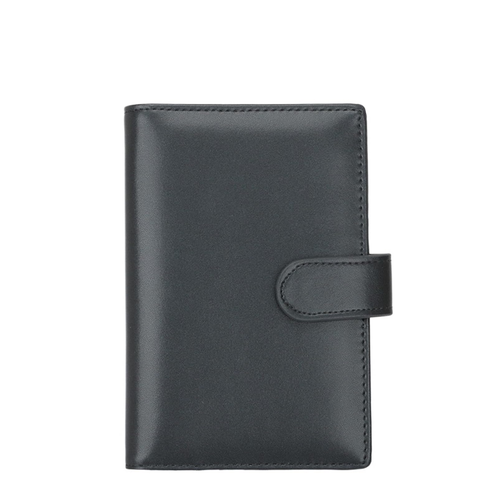 Funda for pasaporte multifuncional de piel sintética, antirrobo, con hebilla magnética y cierre magnético