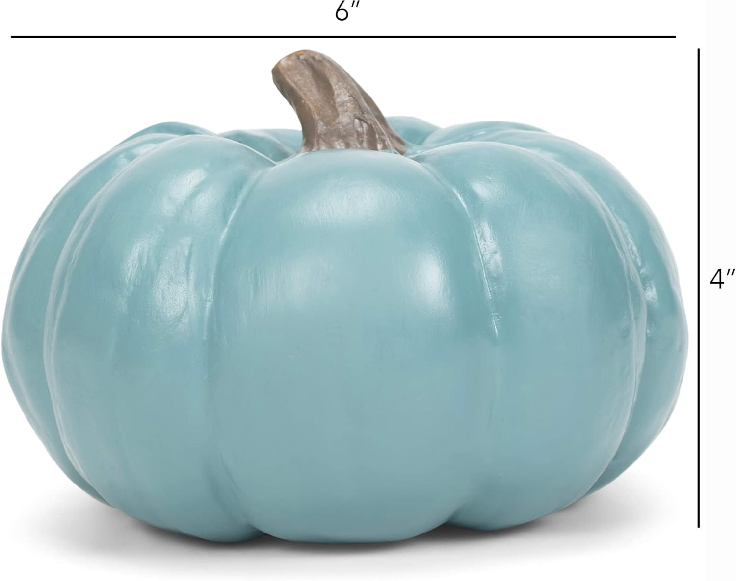 🛒 Crаzу Dеаlѕ Elanze Designs Teal Blue 6 inch Resin Harvest Decorative Pumpkins Pack of 6