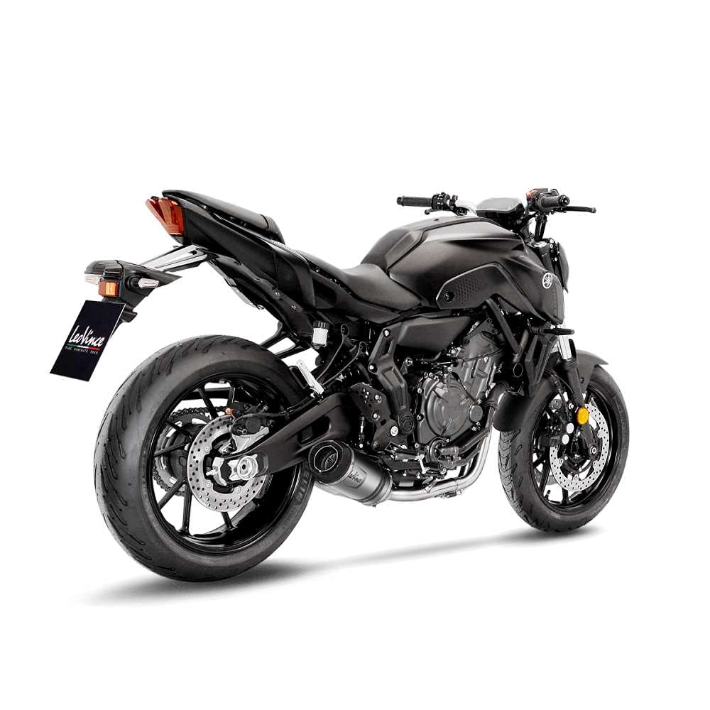 SBK LV ONE EVO 2/1 YAMAHA MT-07 INOX con catalizador