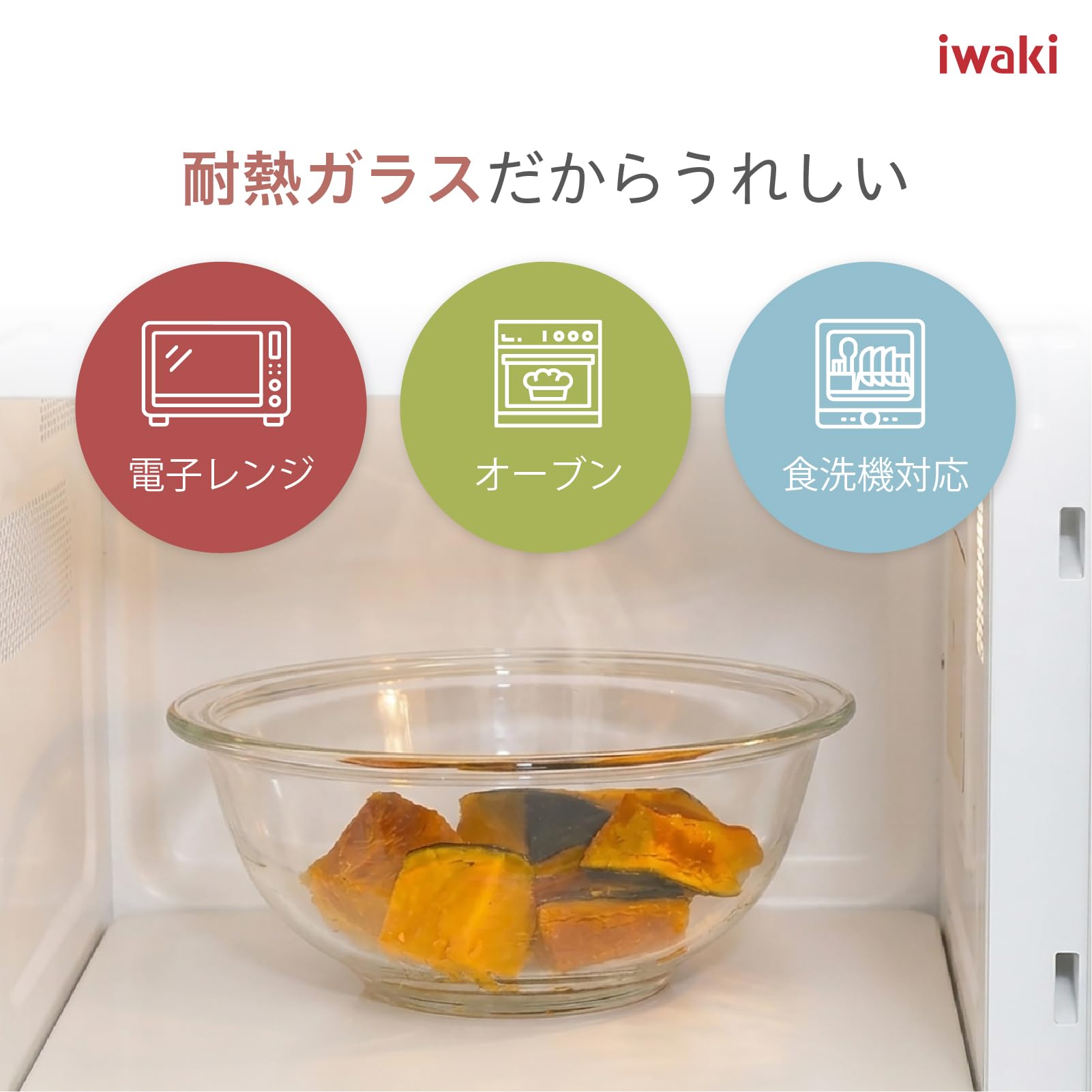 iwaki(イワキ) 耐熱ガラス ボウル PSC-BO-20N