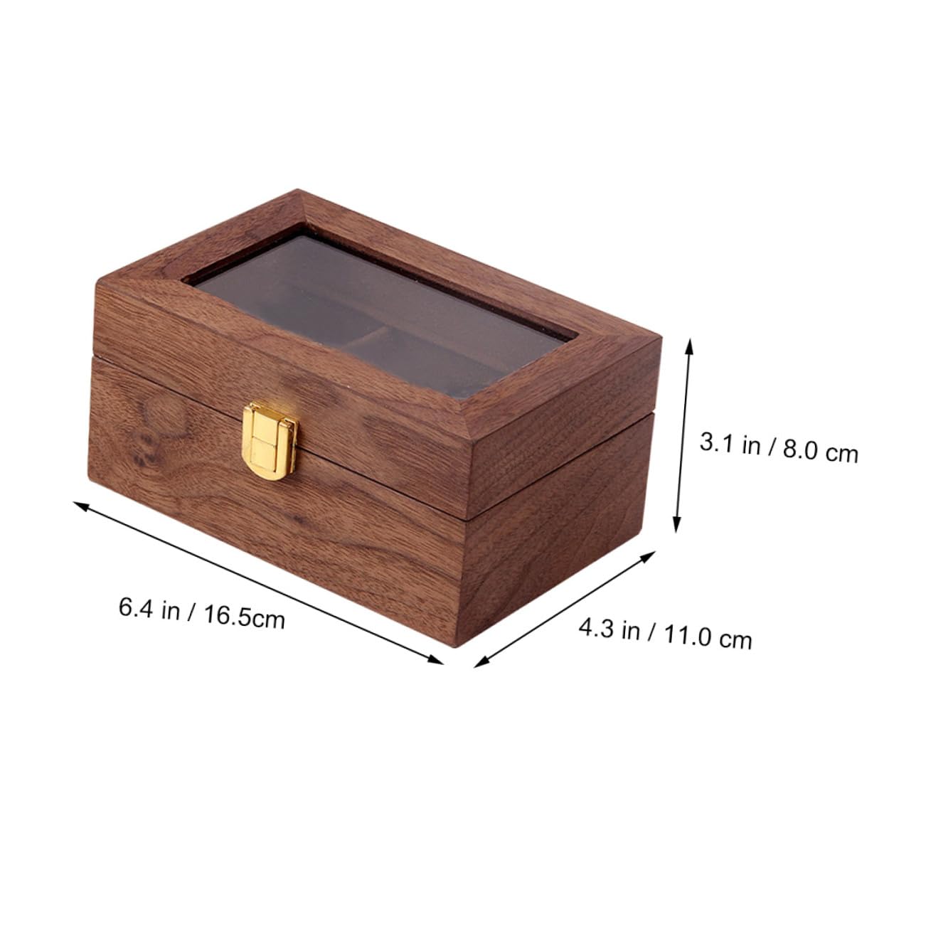 Ipetboom Caja de Presentación de Relojes de Madera Marrón Retro