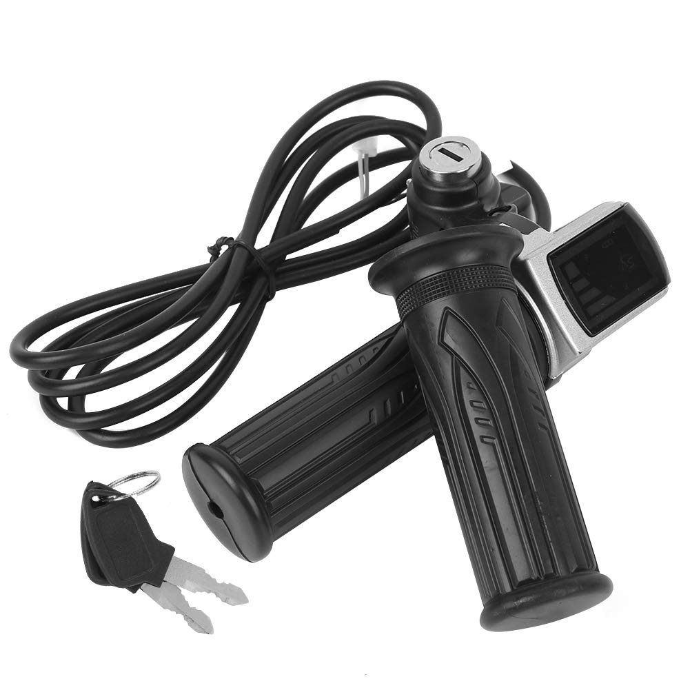 Poignée d'accélérateur multifonction, indicateur de batterie électrique de 36 V, serrure de porte électrique pour vélos électriques, tricycles