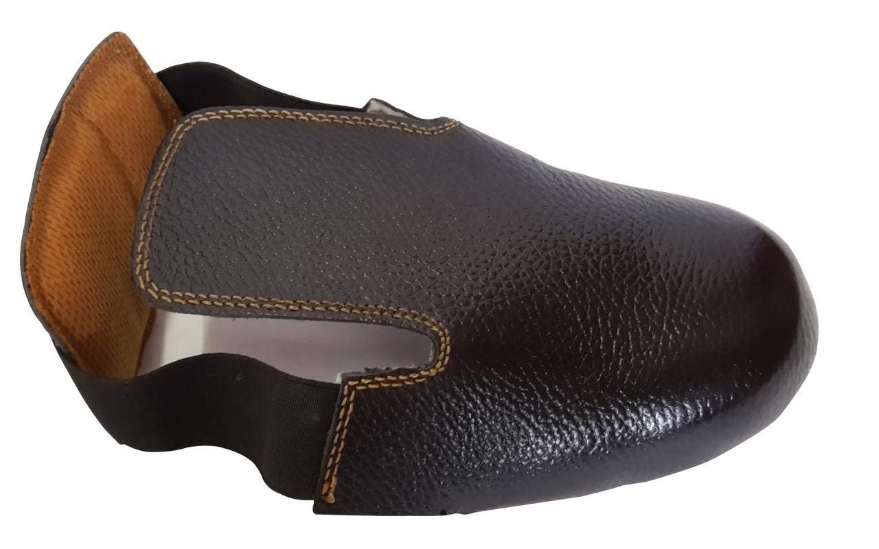 Valorous Leather Safety Shoe Toe Guard Lightweight Shoe Toe Guard Comfortable in Industrial/Construction Area Black Color (B09RT91T47) Amazon Price History, Amazon Price Tracker