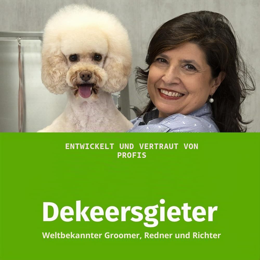 Show Tech Tuff On Tangles Slicker Lange Stiftbürste - Professionelles Werkzeug für die Fellpflege | Geeignet für langhaarige Haustiere | Ergonomisches Design | Verbessert die Gesundheit & das Aussehen
