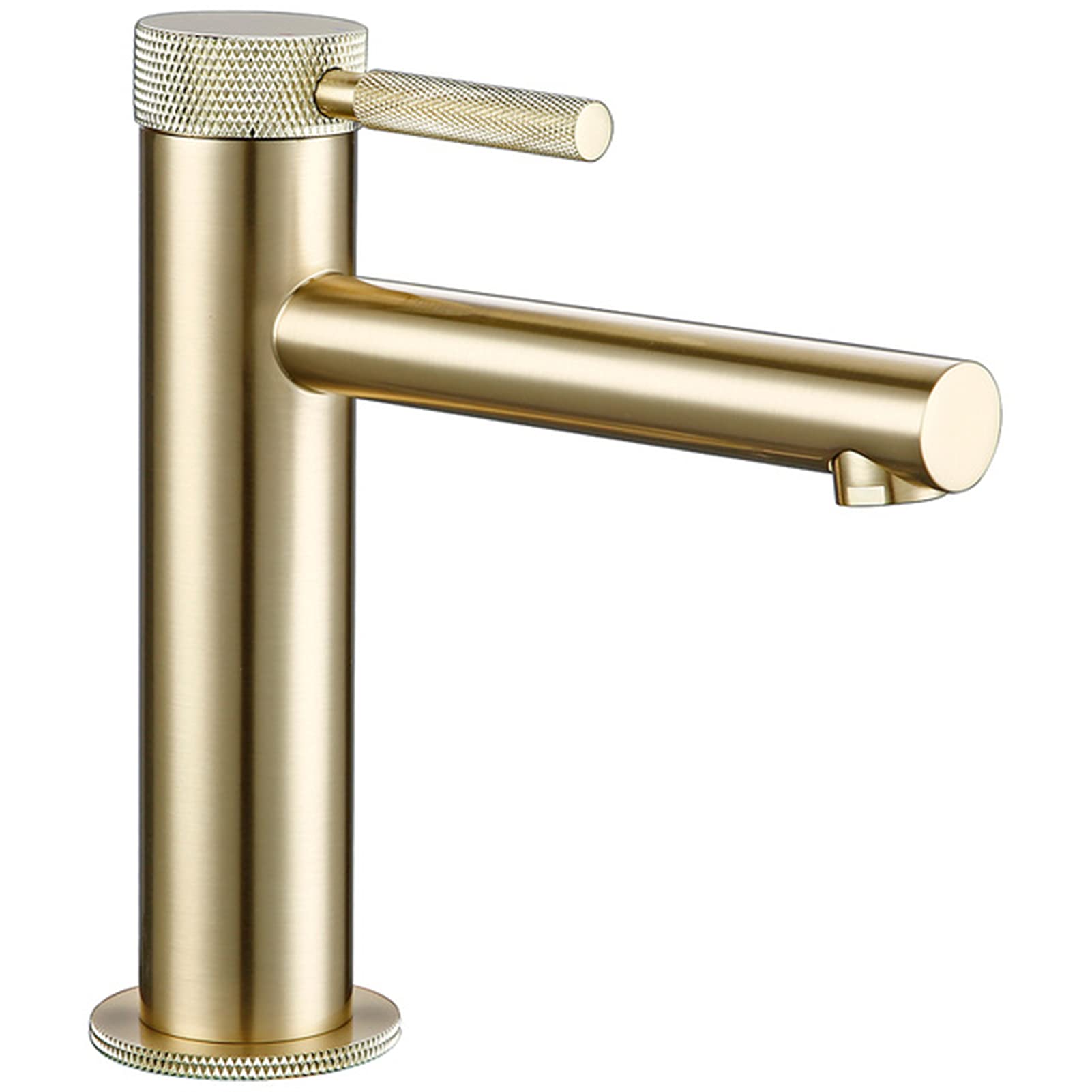 Robinet de lavabo à tirette pratique avec mitigeur eau chaude et froide