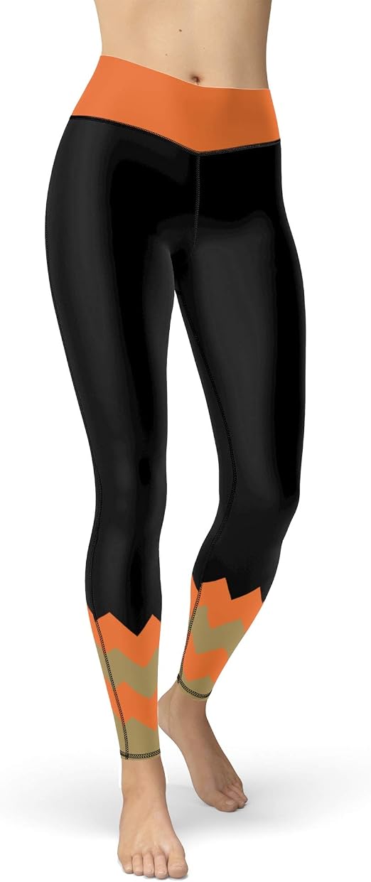 Black Hockey Leggings for Women with 
