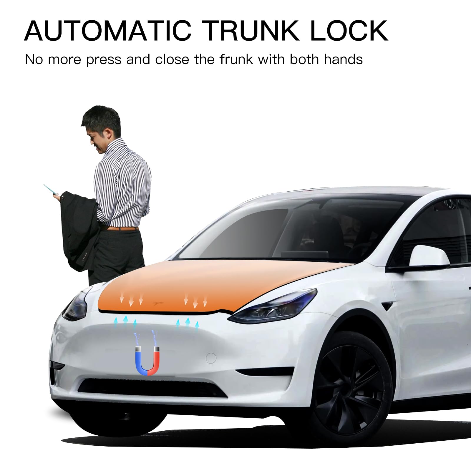 テスラ　モデルY オートフランク Amazon.co.jp: Qingchijun Power Frunk ソフトクロージング