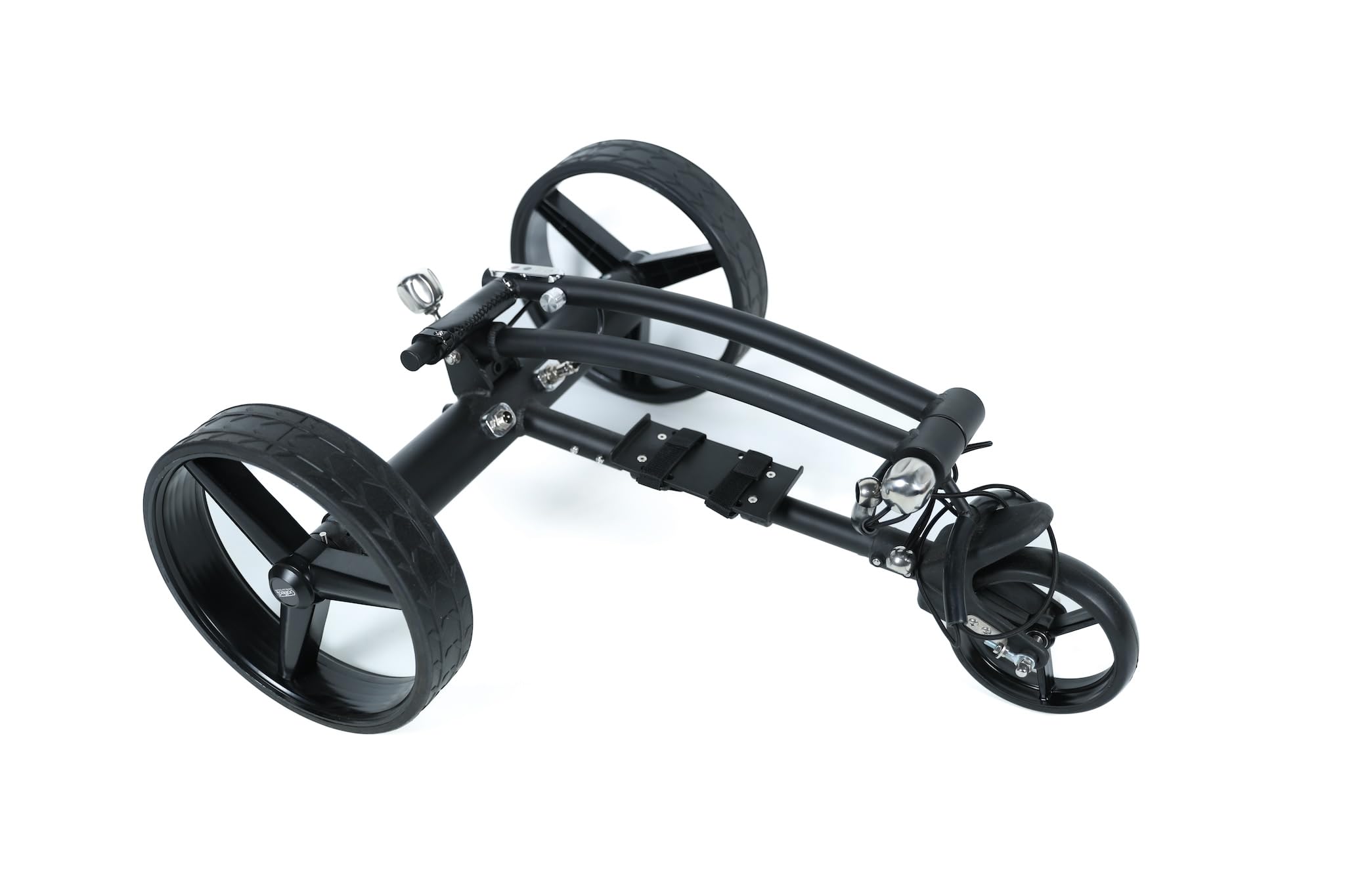 GT-AR aluminiowy elektryczny wózek golfowy z pilotem zdalnego sterowania (składany, czarny)